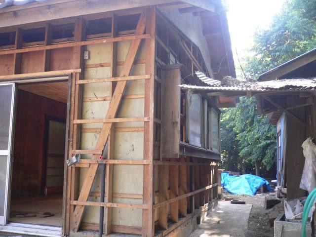 栃木小山　古民家再生オール電化外壁